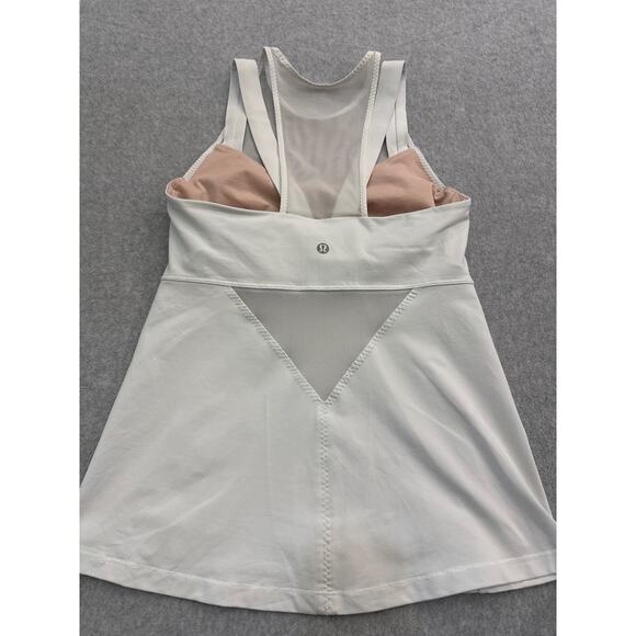 Lululemon White Running in the City Tank  - size 6 - Picture 5 of 9